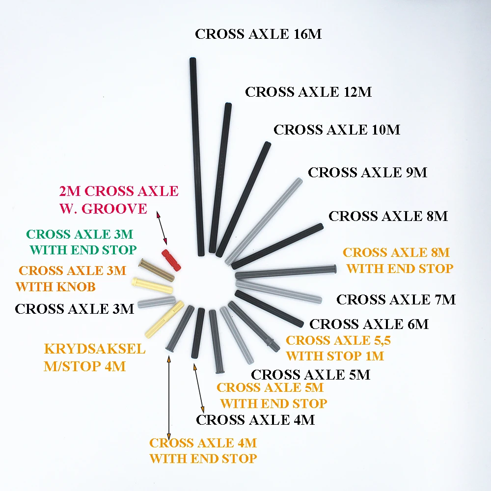 

Building Blocks MOC Technic Parts TECHNIC CROSS AXLE compatible with lego for kids boys toy