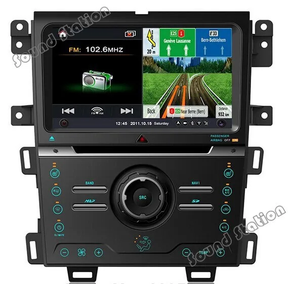 For Ford Edge Automotivo DVD Radio Stereo Automotive GPS Navigation