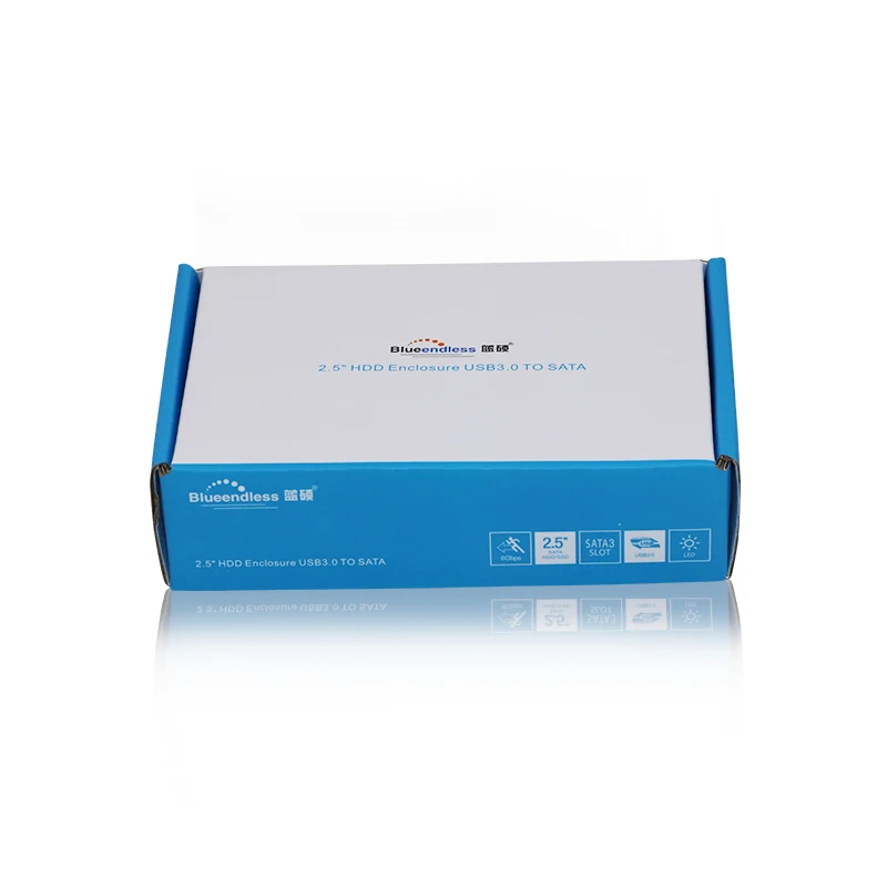 External 2.5'' HDD Case SSD aluminum enclosure USB 3.0 5Gbps sata  (2)