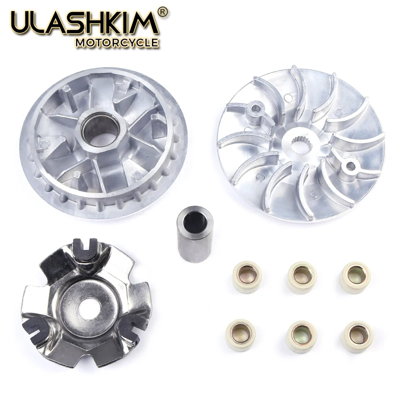 

Motorcycle ATV Moped Scooter Clutch Variator Drive Pulley Assembly For ZN150T-18 BN157QMJ-3 GY7 Engine