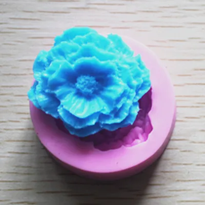 Большой цветок искусственное мыло шоколад форма для кухни выпечки Sugarcraft FM061 | Дом