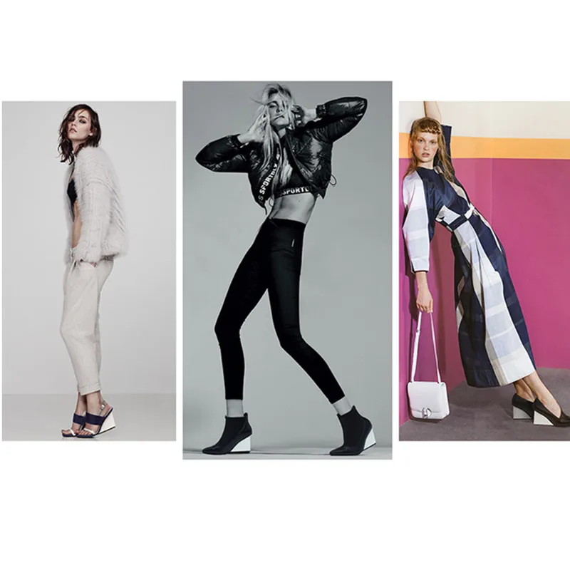 Jady Rose/ г.; модная женская обувь; сезон осень-зима; ботильоны из эластичной ткани; обувь в гладиаторском стиле на высоком каблуке; женские туфли-лодочки на танкетке без застежки