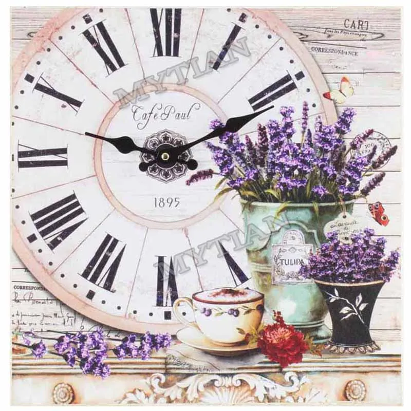 

Full drill resin 5D DIY Diamond Painting Purple Lavender clock Cross Stitch kit pattern Embroidery 3D Diamond Mosaic home decor