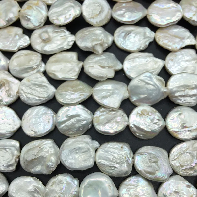 

Baroque Style Freshwater Pearl Special Shape DIY Handmade Pearl Bead Diameter 23-26mm 38cm 1 lot P021