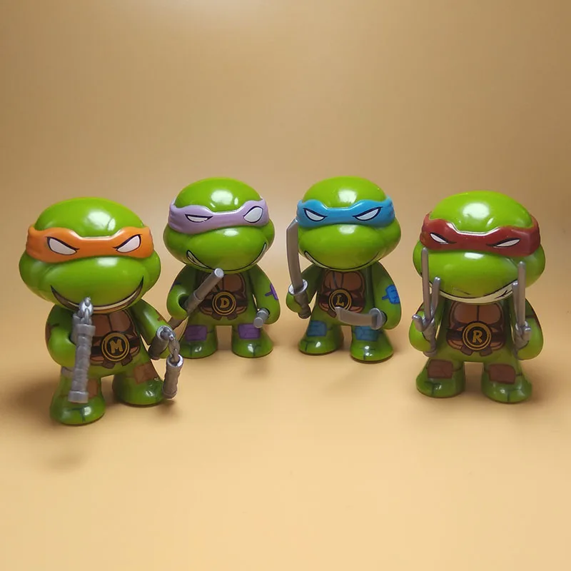 4 قطعة/المجموعة Ninjaed الله السلاحف النينجا التماثيل الشكل العمل الكرتون السلاحف عمل غرفة الاطفال الديكور لعب للأطفال 4 قطعة/المجموعة Ninjaed الله السلاحف النينجا التماثيل الشكل العمل الكرتون السلاحف عمل غرفة الاطفال الديكور لعب للأطفال