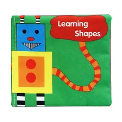 Новая мягкая ткань книга младенческой детские развития интеллекта узнать образование красочные изображения познай книга хороший подарок