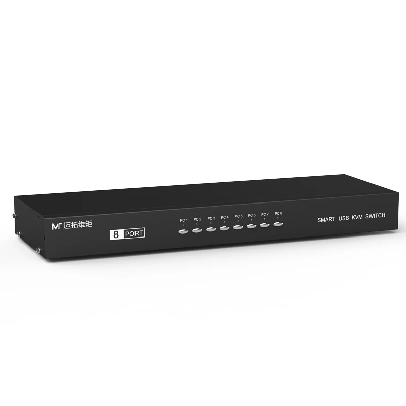 US $95.00 MTVIKI 8 Port KVM Switch VGA USB Manual Keypress with Wired Remote Extension Switcher PC Selector for 8 PC 1 Monitor MT801UK