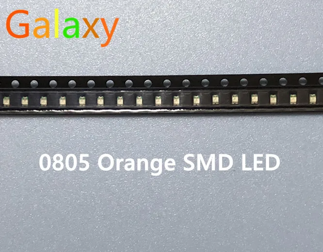 4000 шт. 0805 SMD оранжевый Янтарный светодиод нм фонарь светодиодный Диод прозрачный