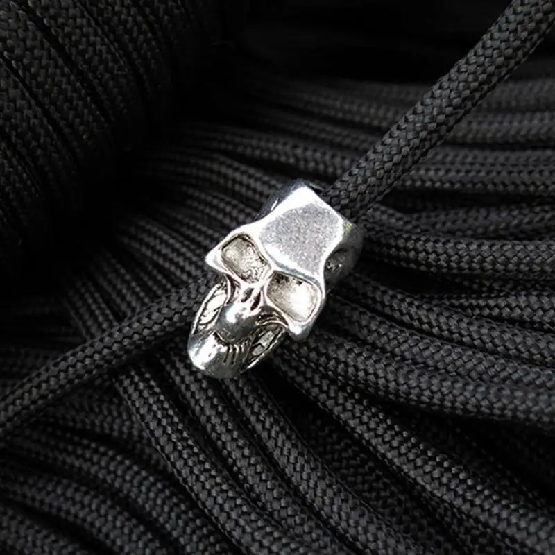 1 * EDC أداة الهيكل العظمي الجمجمة Paracord في قلادة سكين مضيا سوار إكسسوارات قلادة