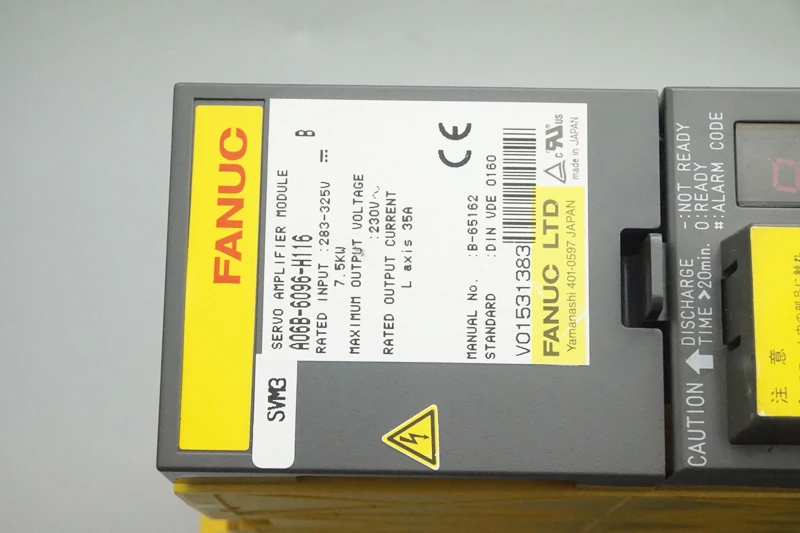 FANUC servo drive amplifier moduleAlpha iSV 10/10HV amp A06B-6096-H116 FANUC servo drive amplifier moduleAlpha iSV 10/10HV amp A06B-6096-H116