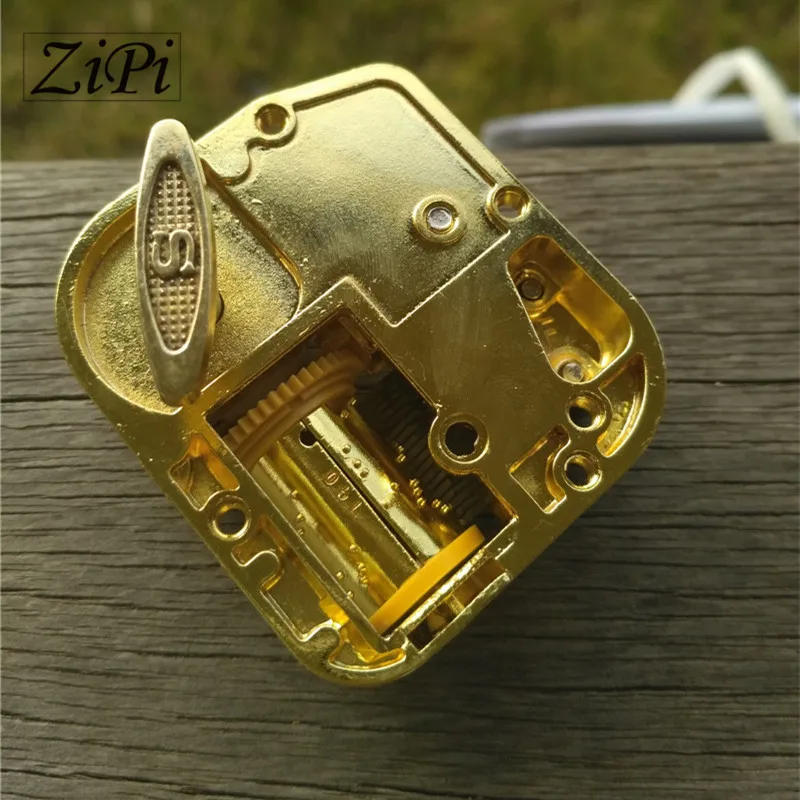Zipi Home 25 шт./лот золото сделай сам часовое движение частей музыкальная шкатулка Hurdy
