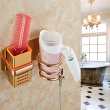 1PCS Hair Drye Shelf Bathroom Multipurpose Anodizing Embedded Modern Aluminum Hair Drye Holder Bathroom Hardware Accessories 1PCS Hair Drye Shelf Bathroom Multipurpose Anodizing Embedded Modern Aluminum Hair Drye Holder Bathroom Hardware Accessories