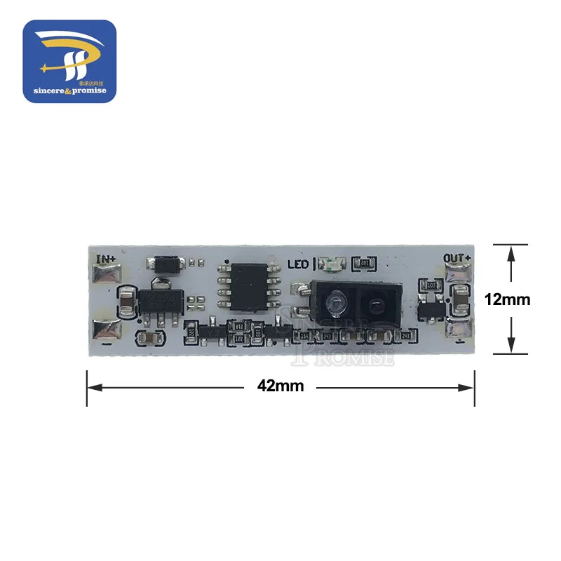 Датчик сканирования на короткие расстояния, датчик развертки, переключатель, модуль 36 Вт, 3 А, постоянное напряжение для автоматического умного дома, совместимый XK-GK-4010A