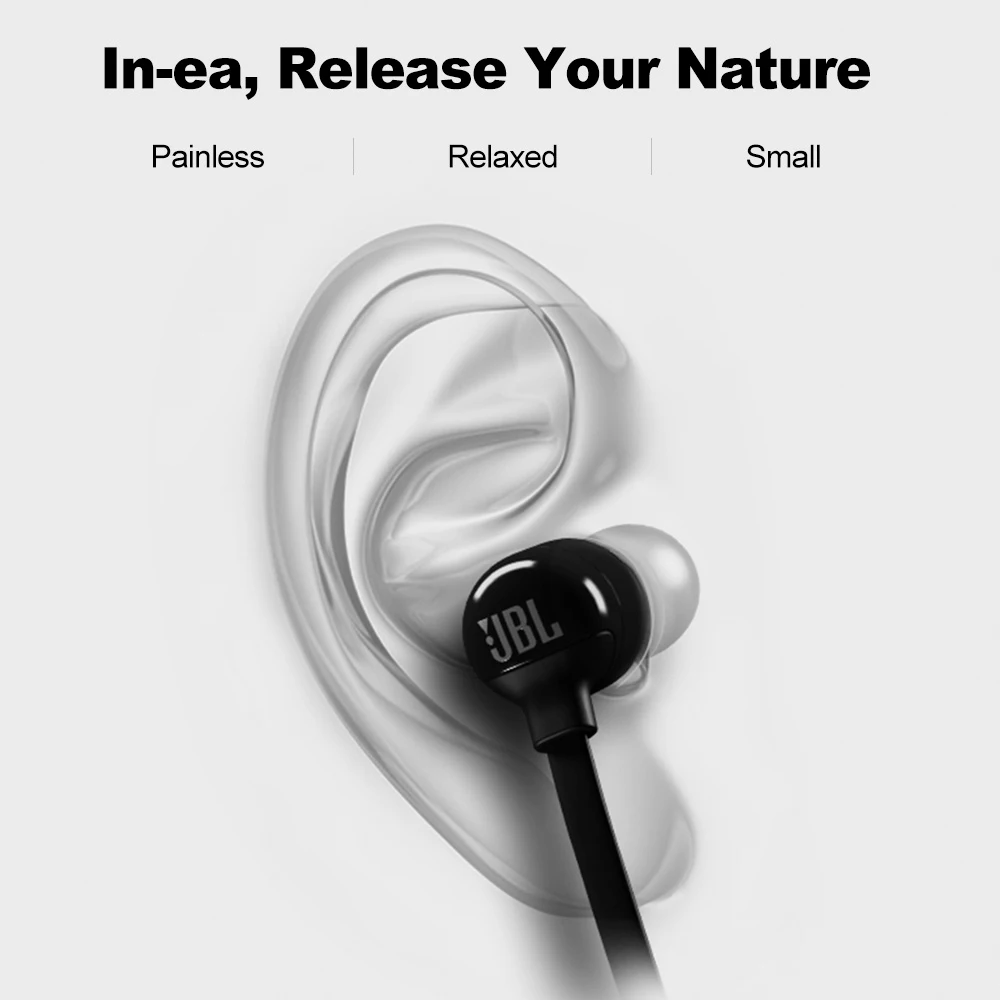 JBL TUNE T110BT Wireless Bluetooth Headphones Magnetic Sports Headset Music Earphones Support Handsfree Calls with Mic