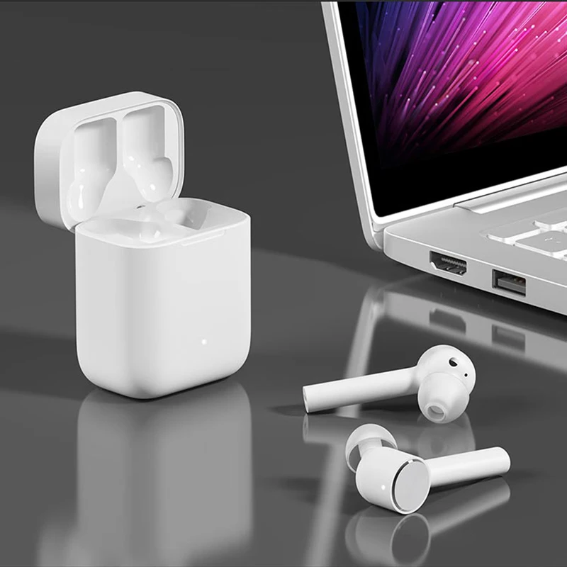 MI Mijia Airdots Pro бинауральные TWS Bluetooth наушники гарнитура стерео ENC HD автоматическая