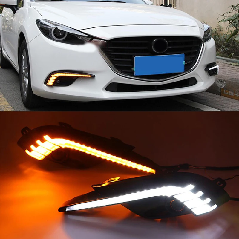 Car DRL 12V LED Daytime Running Light For Mazda 3 2017