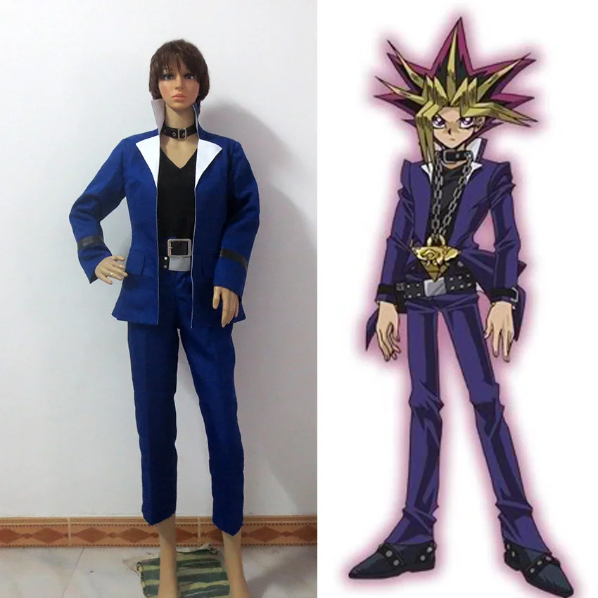 Ю-Ги-о! Юги Муто Yu Gi Oh маленькие костюмы для косплея Для Мужчин Косплей Хэллоуин