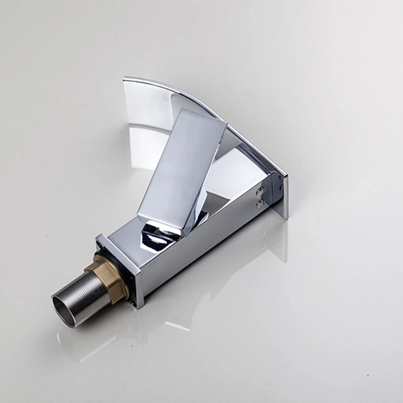 Billige KEMAIDI RU Bad Mischer Becken Wasserhahn Waschbecken Wasserhahn Neue Bau   Immobilien Chrome Wasserfall Auslauf Einhand loch