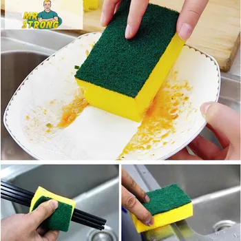 

2Pcs/Lot Kitchen Sponge Magic Sponge Eraser Melamine Cleaner Multi-functional Cleaning 100*70*35mm Wholesale