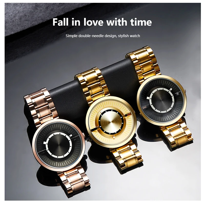 

2019 Business Men Watches New Fashion Gold Ultra-thin Steel Milan Watch Strap Anto Date for Modern Male Watch China Brand BELBI
