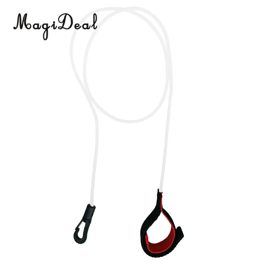 Heavy Duty 40 inch Stretch Paddle Leash Fishing Rod Holder Safety Lanyard for Kayak / Canoe / Boat / Surf / SUP Board