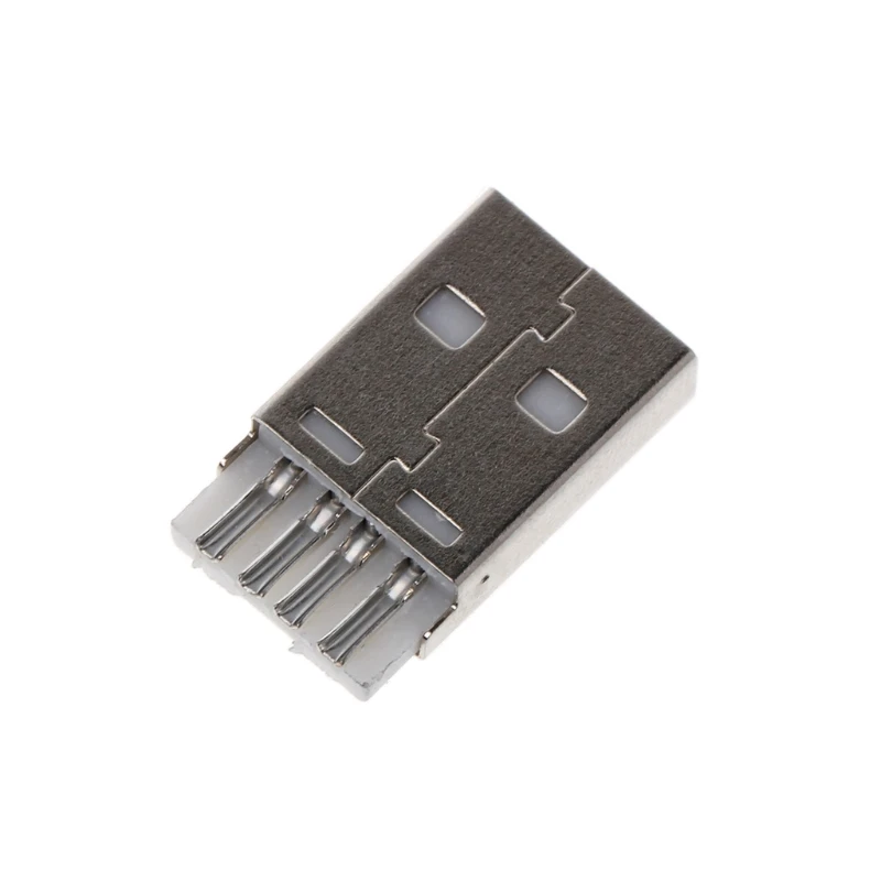 10 шт. OOTDTY DIY USB 2 0 Тип A штекер 4P адаптер разъем с пластиковой оболочкой