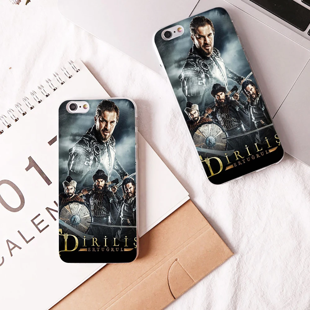 Жесткий и прозрачный чехол для телевизора Dirilis Ertugrul для iphone 8 7 6 6s plus X XR XS XMAX 5 5C 4 coque shell