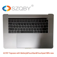 Original A1706 A1707 US UK Topcase with Battery Touchpad Touchbar for 13” 15″ MacBook Pro Retina 2016 2017 Year