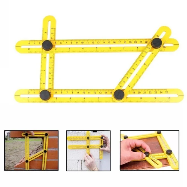 Angle-izer Professional Angle Template Tool Angle Measuring Tool Protractor Multi-Angle Ruler Layout