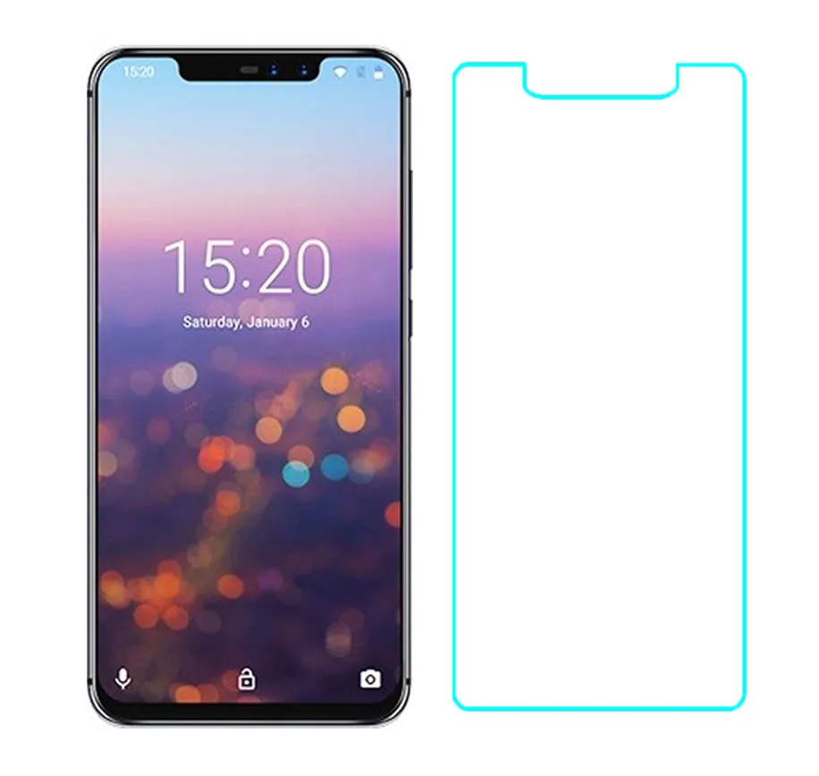 Закаленное стекло 9H для Umidigi Z2 Высококачественная защитная пленка
