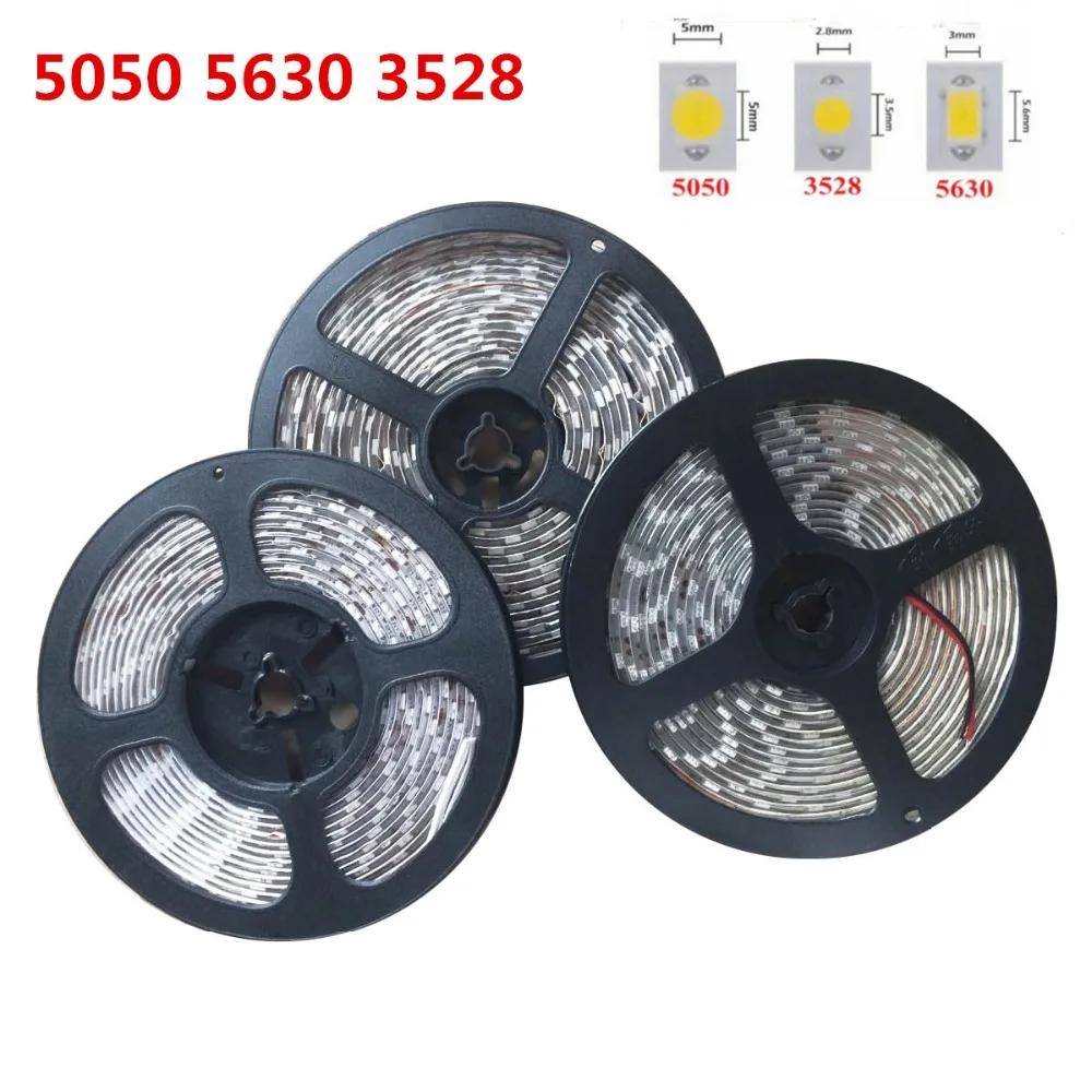 Светодиодная лента 12 в пост. Тока 5 м RGB 5630 5050 3528 SMD 300 светодиодов|lighting lamp parts|light mglight
