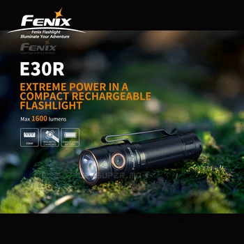

1600 Lumens Fenix E30R Rechargeable Flashlight with Magnetic Charging Cable & ARB-L18-3500 3500mAh Li-ion Battery