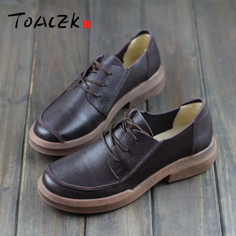 

Genuine Leather Flat Shoe Pregnant Women Shoe Mother Driving Shoe Female Moccasins Women Flats Hand-Sewing Shoes