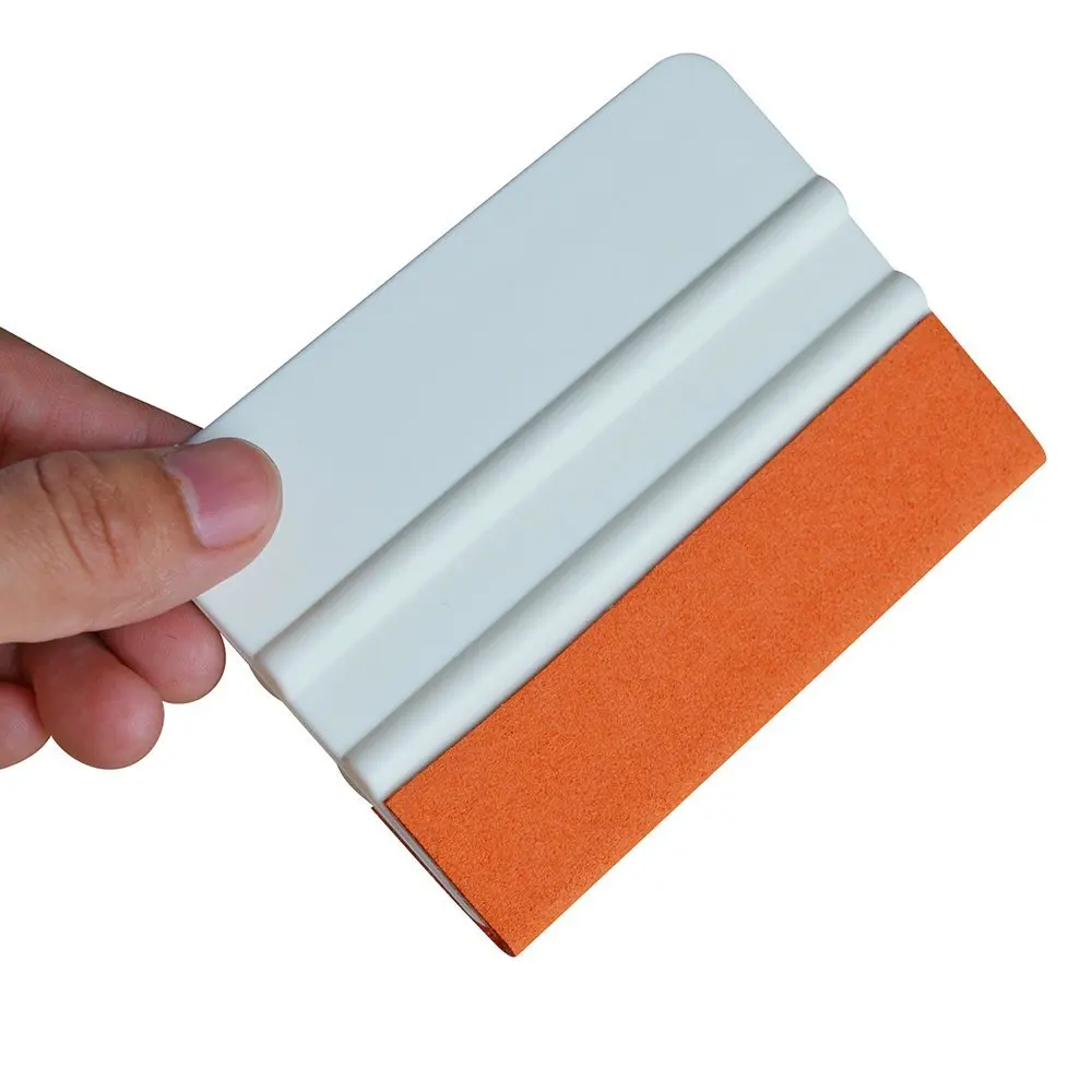 EHDIS White Soft Suede Felt Edge Squeegee Vinyl Film Wrapping Car Cleaning Plastic Scraper Covering Wall Paper Window Tints Tool