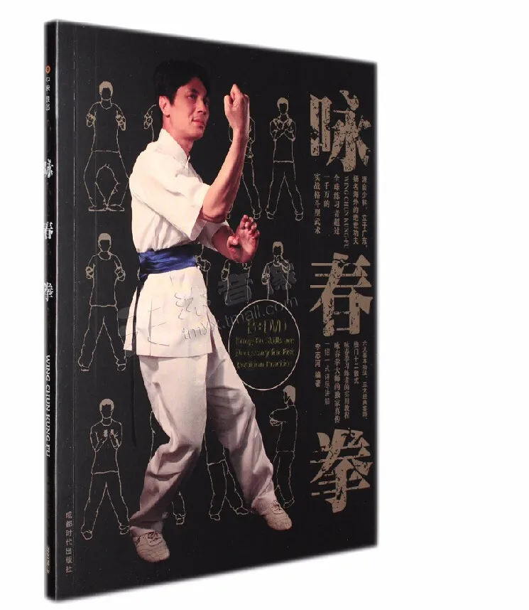 Wing Chun книга на китайском языке с DVD для обучения китайскому кунг-фу китайскому ушу книги