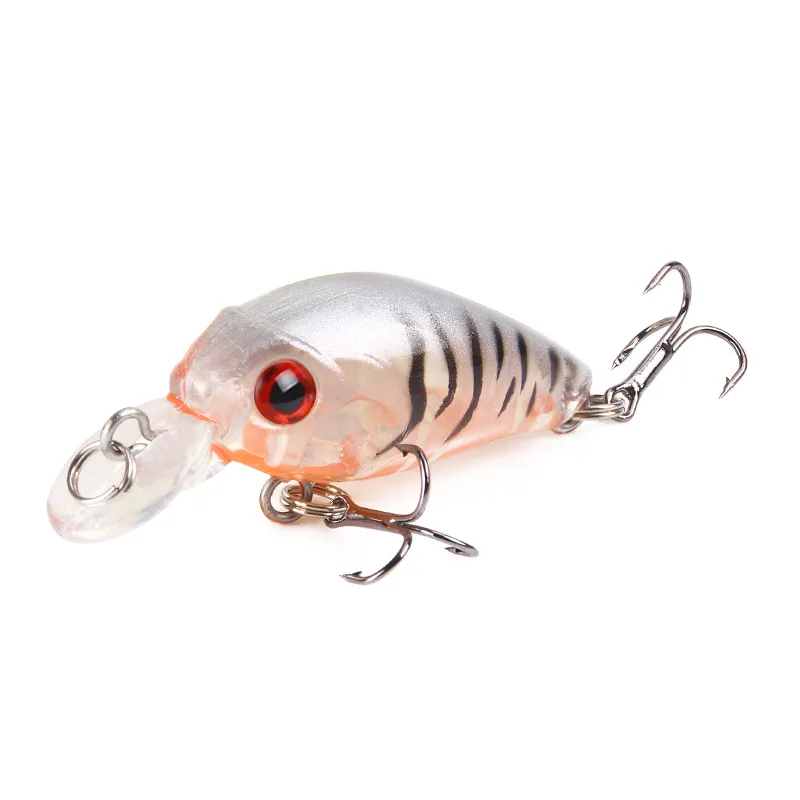 1 шт мини-Crankbait Приманка 4,5 см/5 см 4g жесткая искусственная приманка приманки плавающая наживка Minnow блесны искуственные паллет японские рыболовные снасти - Цвет: G1