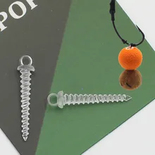 20 шт Карп Рыболовный шуруп для приманки держатель Бойлы Карп Рыболовный крючок винтовой Конец снасти наживка остановка на держатель пластиковая наживка остановка винт 26 мм