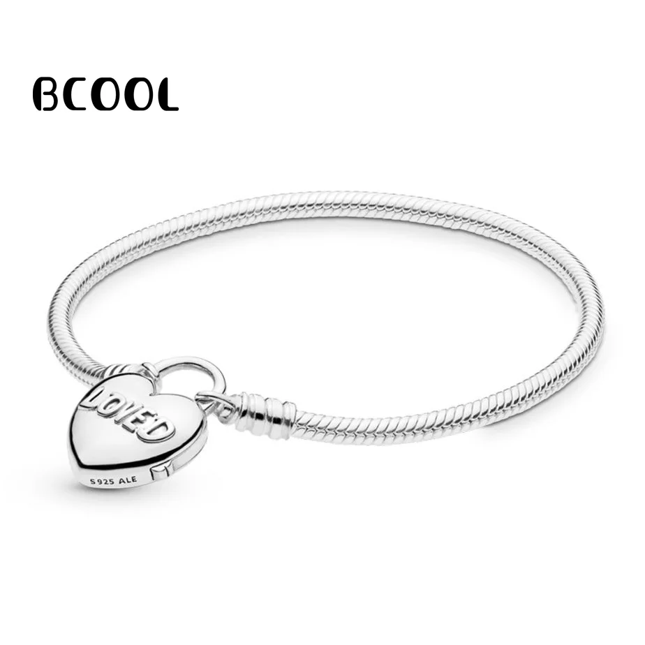 

DIY Jewelry Female Charm Fashion Silver 925 Original Bracelet, New Noble Heart Series Bracelet Jewelry Gifts