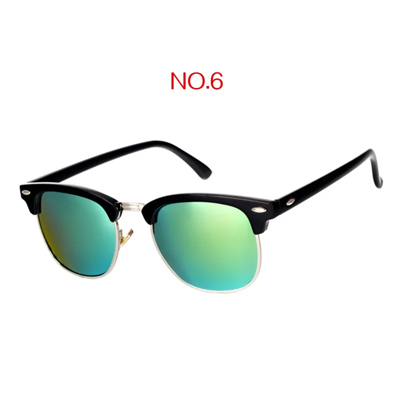 YOOSKE, поляризованные солнцезащитные очки для женщин и мужчин, классические, брендовые, дизайнерские, винтажные, квадратные, солнцезащитные очки, зеркало для вождения, UV400, для автомобиля - Цвет линз: NO6