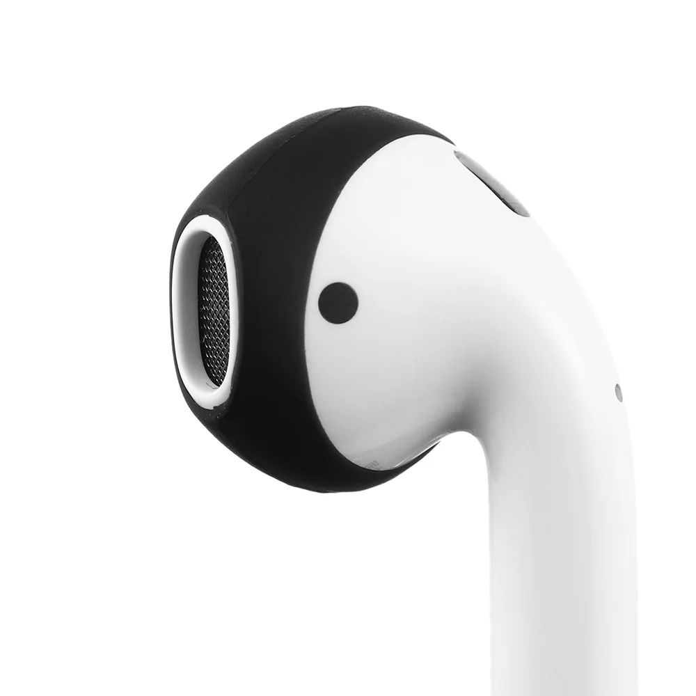 2 Pairs New Color Soft Ultra Thin Earphone Tips Anti Slip Earbud Silicone Earphone Case Cover For Apple In-Ear AirPods Earpods