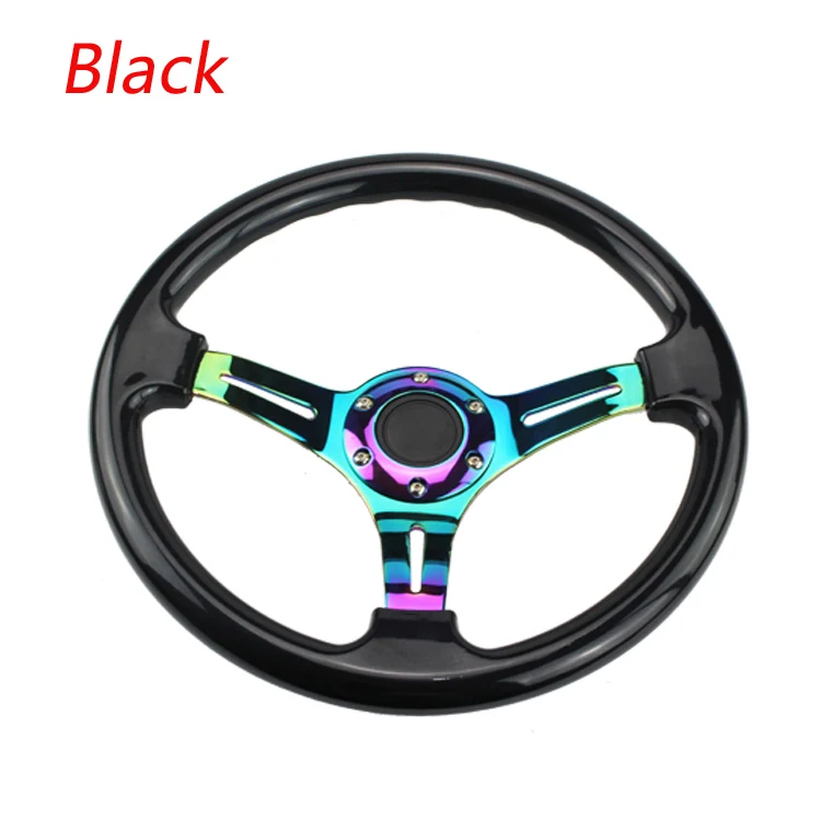 Volante deportivo para coche CNSPEED 350mm 14 pulgadas Universal nogal blanco rojo clásico Abs con radios de cromo Neo 6 agujeros YC100437 Volante deportivo para coche CNSPEED 350mm 14 pulgadas Universal nogal blanco rojo clásico Abs con radios de cromo Neo 6 agujeros YC100437