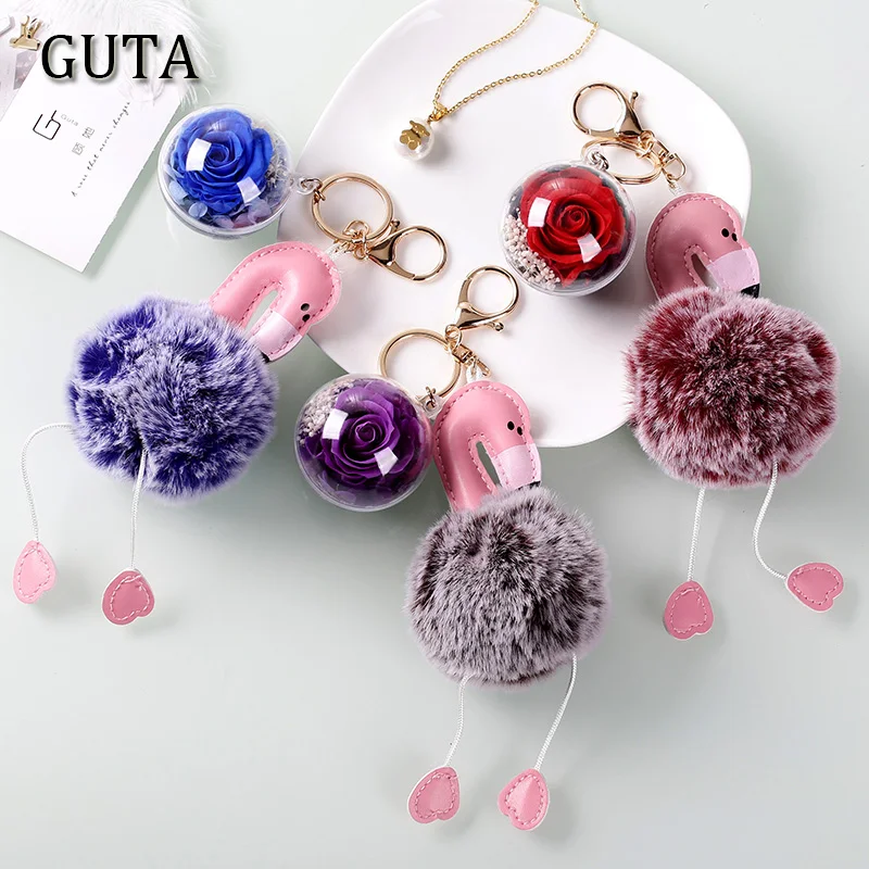 

christmas flowers dried flowers pompon hanging red rose artificial flowers for home decoration accessories for car decoration