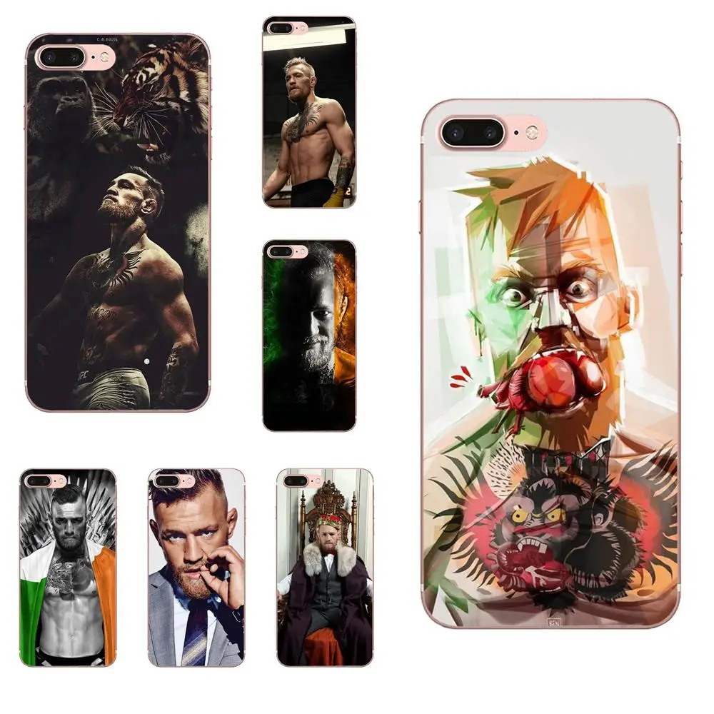 Мягкие чехлы для Samsung Galaxy Note 5 8 9 S3 S4 S5 S6 S7 S8 S9 S10 mini Edge Plus Lite Conor Mcgregor | Мобильные