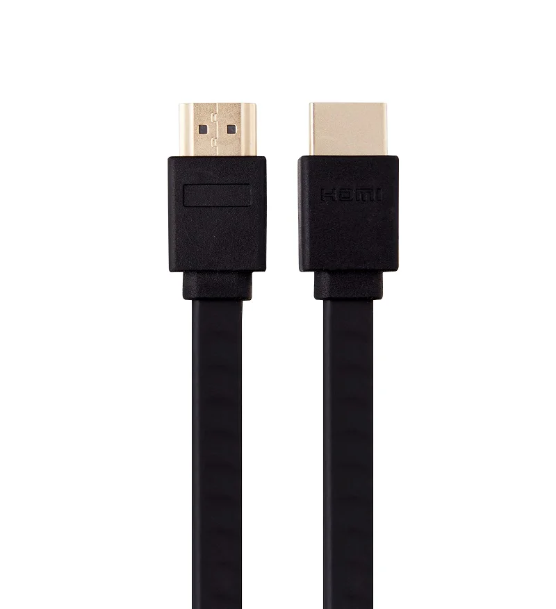 Плоский HDMI кабель высокой скорости поддерживает 3D Разрешение Ethernet 1080P Аудио