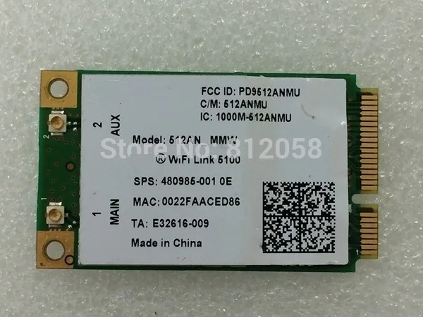 SSEA Новинка для Intel wifi link 5100 5100AN WiFi беспроводная карта HP DV4 DV5 DV7 CQ40 CQ50 CQ60 2730P 6520S 6530S 8730w