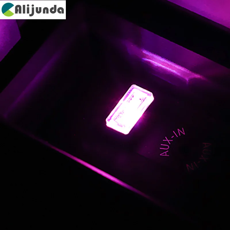 Автомобильный USB светодиодный атмосферный декоративный светильник аварийное