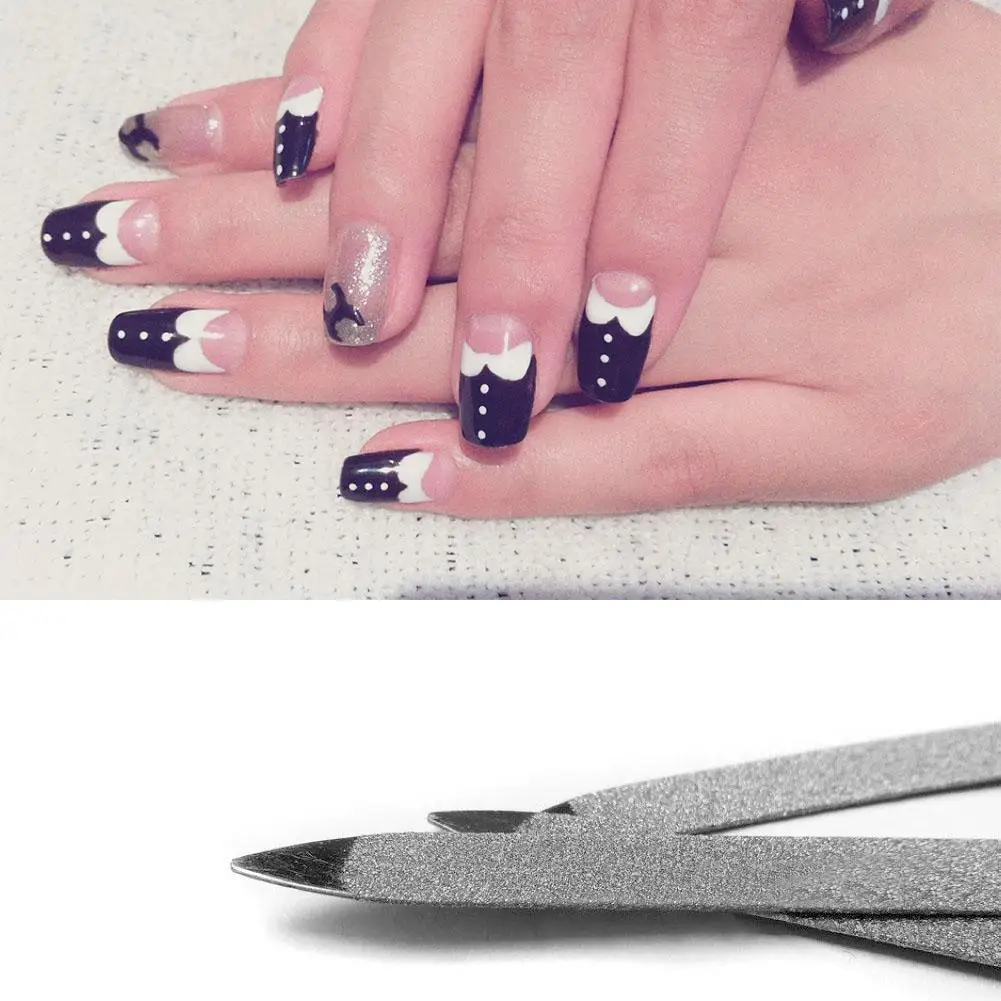 

2019 HOT SALE 5PCS Handle double-sided nail file metal strong manicure pedicure grooming