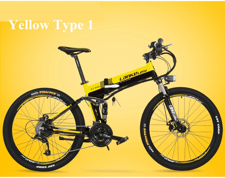 Discount Upagraded, 26 inches Magnesium Alloy Rim Hidden Lithium Battery E Bicycle, Mountain Bike, Folding Bike 15