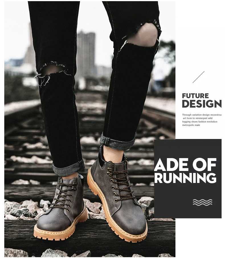 Men's Ankle Boot Motorcycle Men Boots Winter Warm Men Snow Boot With Fur Black Desert Military Boots Mens Tactical Boots' Army (11)