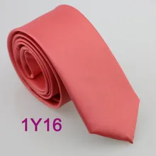 YIBEI Coachella жаккардовый шерстяной из микрофибры шеи галстуки для мужчин сплошной цвет Corbata Тонкий облегающий узкий коралловый розовый галстук костюм свадьба